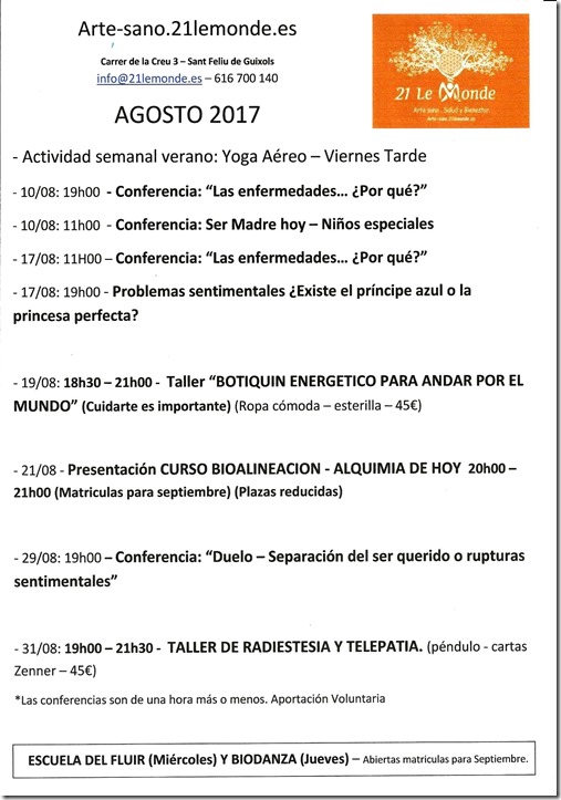 Actividades Agosto 2017 001